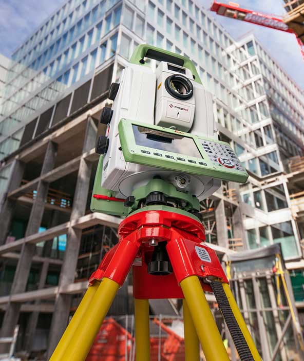 Leica Nova MS60 misura un cantiere di grandi dimensioni